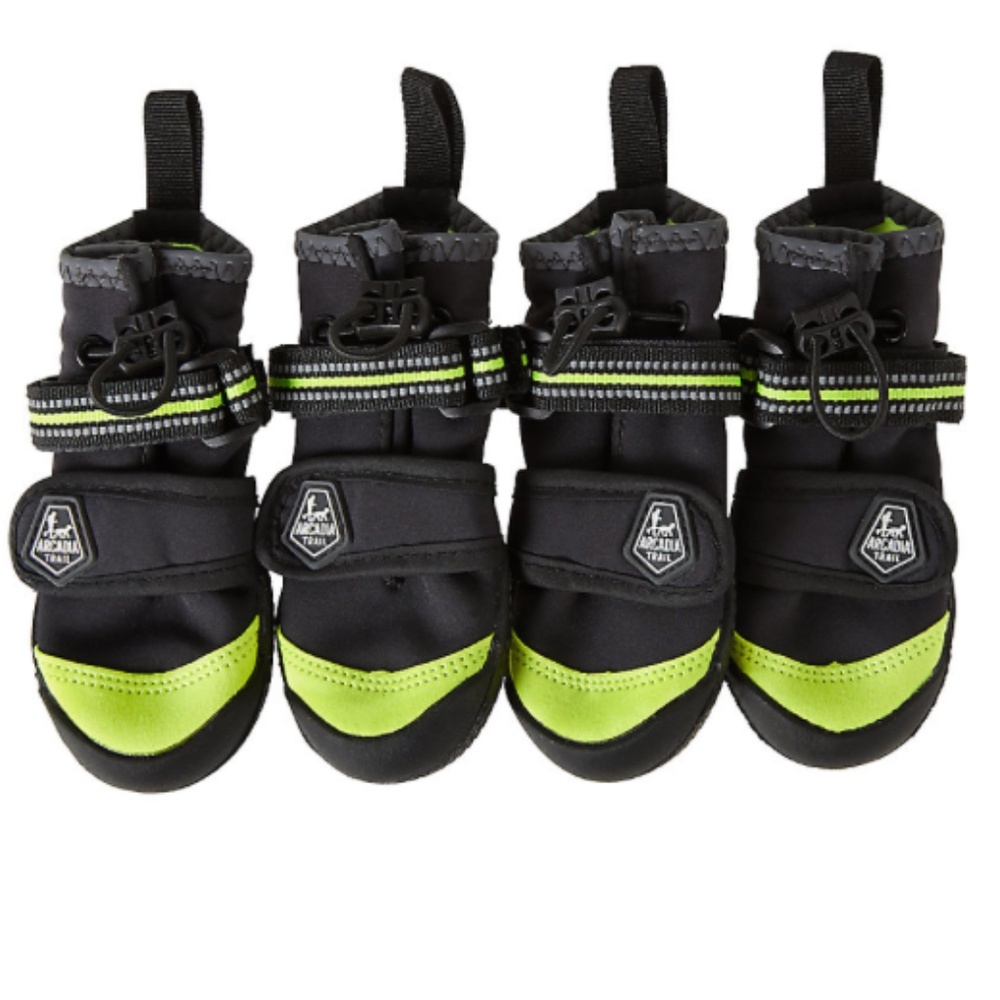 Arcadia Trail Dog Boots Medium NWT Waterproof Reflective Set